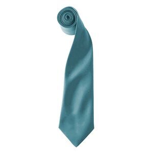 Premier Colors Mens Satin Clip Tie (Pack of 2) / Teal